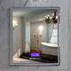 Миниатюра изображения товара Зеркало Пекам Greta 80x90 / greta-80x90M (с подсветкой и многофункциональной панелью)