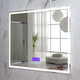 Миниатюра изображения товара Зеркало Пекам Greta 100x80 / greta-100x80M (с подсветкой, с многофункциональной панелью)