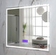 Миниатюра изображения товара Зеркало Пекам Greta 100x80 / greta-100x80MP (с подсветкой, с многофункциональной панелью, подогрев)