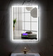 Миниатюра изображения товара Зеркало Пекам Greta 80x100 / greta-80x100M (с подсветкой, с многофункциональной панелью)
