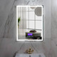 Миниатюра изображения товара Зеркало Пекам Greta 80x100 / greta-80x100M (с подсветкой, с многофункциональной панелью)