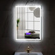 Миниатюра изображения товара Зеркало Пекам Greta 80x100 / greta-80x100MP (с подсветкой, с многофункциональной панелью, подогрев)