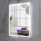 Миниатюра изображения товара Зеркало Пекам Greta 80x100 / greta-80x100MP (с подсветкой, с многофункциональной панелью, подогрев)
