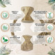 Миниатюра изображения товара Игрушка для собак Coffee Wood Веревочное кольцо с бочонками / RING/CW-M