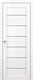 Миниатюра изображения товара Дверь межкомнатная Deform V7 ДО 60x200 (вайт вуд/стекло черный лак)