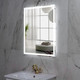 Миниатюра изображения товара Зеркало Пекам Greta 80x120 / greta-80x120B (с подсветкой и бесконтактным сенсором)