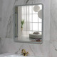 Миниатюра изображения товара Зеркало Пекам Marta 60x60 / marta-60x60B (с подсветкой и бесконтактным сенсором)
