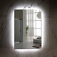 Миниатюра изображения товара Зеркало Пекам Greta Fly 60x100 / GretaFly-60x100B (с подсветкой и бесконтактным сенсором)