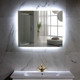Миниатюра изображения товара Зеркало Пекам Greta Fly 90x60 / GretaFly-90x60B (с подсветкой и бесконтактным сенсором)