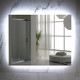 Миниатюра изображения товара Зеркало Пекам Greta Fly 120x80 / GretaFly-120x80B (с подсветкой и бесконтактным сенсором)
