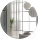 Миниатюра изображения товара Зеркало Пекам Ring Fly 90x90 / RingFly-90x90spcl (с подсветкой, с сенсором, подогревом, часами)