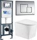 Миниатюра изображения товара Унитаз подвесной с инсталляцией WeltWasser Marberg 410 + Nesenbach 004 GL-WT + Mar 507 SE