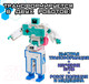 Миниатюра изображения товара Набор игрушек-трансформеров Dade Toys Алфавит / D622-H314