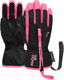 Миниатюра изображения товара Перчатки лыжные Reusch Ben / 6285108-7769 (р-р 3, Black/Knockout Pink)