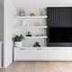 Миниатюра изображения товара Полка Millwood Скрытого монтажа 40x24 (дуб белый Craft)