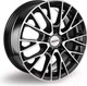 Литой диск X'trike X-135 16x6.5" 5x114.3мм DIA 67.1мм ET 35мм BK/FP — фото 2
