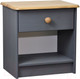 Миниатюра изображения товара Прикроватная тумба Dipriz Д.1411.2 (серый воск/антик)