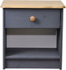 Миниатюра изображения товара Прикроватная тумба Dipriz Д.1411.2 (серый воск/антик)