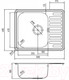 Миниатюра изображения товара Мойка кухонная IDDIS Strit STR58PDi77