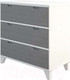 Миниатюра изображения товара Комод Боринское Мебель Соня (белый/серый)