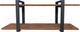 Миниатюра изображения товара Полка Millwood Настенная 100x30x40 (дуб табачный Craft/металл черный)