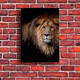 Миниатюра изображения товара Картина на стекле Stamprint Могучий лев AN002 (100x70)