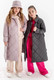 Миниатюра изображения товара Пальто детское Amarobaby Trendy / AB-OD22-TRENDY29/10-140 (графит, р.140-146)