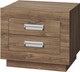 Миниатюра изображения товара Прикроватная тумба Мебель-КМК 2Я Эстель 0738.8-02 (дуб канзас)