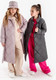 Миниатюра изображения товара Пальто детское Amarobaby Trendy / AB-OD22-TRENDY29/27-140 (пудровый, р.140-146)