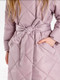 Миниатюра изображения товара Пальто детское Amarobaby Trendy / AB-OD22-TRENDY29/27-140 (пудровый, р.140-146)