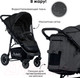 Миниатюра изображения товара Детская прогулочная коляска Bubago Sorex / BG 107-3 (Dark Grey)