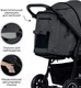 Миниатюра изображения товара Детская прогулочная коляска Bubago Sorex / BG 107-3 (Dark Grey)