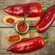 Миниатюра изображения товара Картина на стекле Stamprint Красный перец 1 КТ016 (20x20)