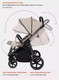 Миниатюра изображения товара Детская прогулочная коляска Rant Caspia 2.0 / RA100 (Beige)