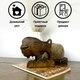 Миниатюра изображения товара Статуэтка Брестская Фабрика Сувениров Зубр / bison150_bn (коричневый)