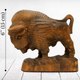 Миниатюра изображения товара Статуэтка Брестская Фабрика Сувениров Зубр / bison150_bn (коричневый)