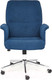 Миниатюра изображения товара Кресло офисное Tetchair York флок (синий 32)