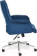 Миниатюра изображения товара Кресло офисное Tetchair York флок (синий 32)