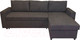 Миниатюра изображения товара Диван угловой Mio Tesoro Vide 4УС (Evento Carbon Black)