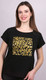 Миниатюра изображения товара Футболка Verally 431П-2 (р.170,176-88-94, гепард на черном)