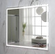Миниатюра изображения товара Зеркало Пекам Greta 110x80 / greta-110x80s (с подсветкой, с сенсором на прикосновение)