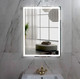 Миниатюра изображения товара Зеркало Пекам Greta 80x110 / greta-80x110scl (с подсветкой, с сенсором на прикосновение, часами)