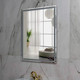 Миниатюра изображения товара Зеркало Пекам Greta 80x110 / greta-80x110scl (с подсветкой, с сенсором на прикосновение, часами)
