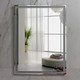 Миниатюра изображения товара Зеркало Пекам Greta 80x110 / greta-80x110scl (с подсветкой, с сенсором на прикосновение, часами)