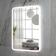 Миниатюра изображения товара Зеркало Пекам Marta 80x110 / marta-80x110sp (с подсветкой, с двойным сенсором на прикосновение, подогрев)