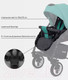 Миниатюра изображения товара Детская универсальная коляска Rant Dream 2 в 1 (08, серый/темно-зеленый)