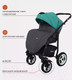 Миниатюра изображения товара Детская универсальная коляска Rant Dream 2 в 1 (08, серый/темно-зеленый)