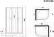 Душевая кабина Niagara NG-33084-14LBKG 100x80 (матовое стекло) — фото 6