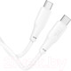 Миниатюра изображения товара Кабель Hoco X93 Type-C to Type-C 60W (2м, белый)