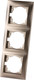 Миниатюра изображения товара Рамка для выключателей и розеток TDM Лама SQ1815-0734 (бронза)